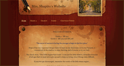 Desktop Screenshot of mrsshapiro.weebly.com