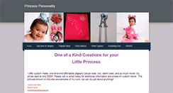 Desktop Screenshot of princesspersonality.weebly.com