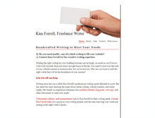 Tablet Screenshot of k-ferrell-writer.weebly.com