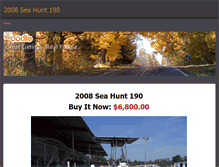 Tablet Screenshot of 2008seahunt190.weebly.com