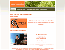 Tablet Screenshot of czealfoundation.weebly.com