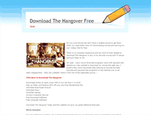 Tablet Screenshot of downloadthehangoverfree.weebly.com