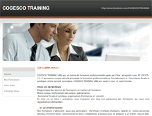 Tablet Screenshot of cogescotraining.weebly.com