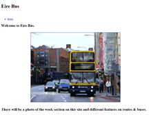 Tablet Screenshot of eirebus.weebly.com