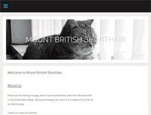 Tablet Screenshot of mountbritishshorthair.weebly.com