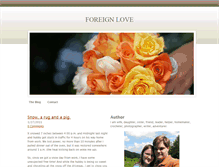 Tablet Screenshot of foreignlove.weebly.com