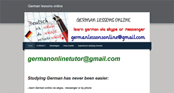 Desktop Screenshot of germanonlinelessons.weebly.com