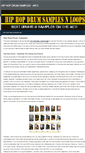 Mobile Screenshot of hiphopdrumsamplesnloops.weebly.com