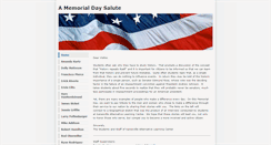 Desktop Screenshot of memorialdaysalute.weebly.com