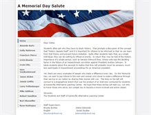 Tablet Screenshot of memorialdaysalute.weebly.com