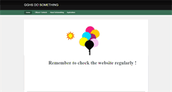 Desktop Screenshot of gghsdosomething.weebly.com
