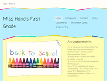 Tablet Screenshot of grade1room3.weebly.com