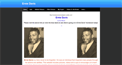 Desktop Screenshot of erniedavis.weebly.com