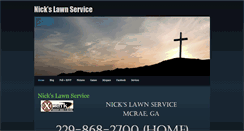 Desktop Screenshot of nickslawnservice.weebly.com