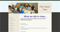 Desktop Screenshot of johnsonscience.weebly.com