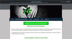 Desktop Screenshot of latviaproperty.weebly.com