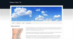 Desktop Screenshot of anteriorpelvictilt.weebly.com