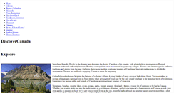 Desktop Screenshot of discovercanada.weebly.com