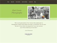 Tablet Screenshot of karilewisphotography.weebly.com