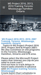 Mobile Screenshot of msprojecttrainingtoronto.weebly.com