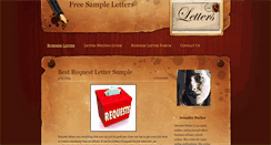 Desktop Screenshot of freesampleletters.weebly.com