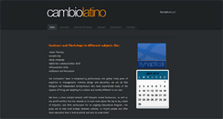 Desktop Screenshot of cambiolatino.weebly.com