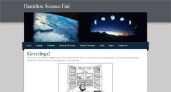Desktop Screenshot of hamiltonsciencefair.weebly.com