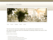 Tablet Screenshot of classique.weebly.com