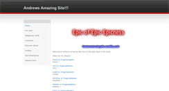 Desktop Screenshot of andrewsamazingsite.weebly.com