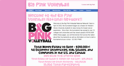 Desktop Screenshot of bigpinkvolleyball.weebly.com