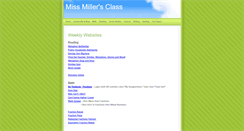 Desktop Screenshot of missmillersclass.weebly.com