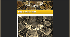 Desktop Screenshot of boaconstrictor.weebly.com