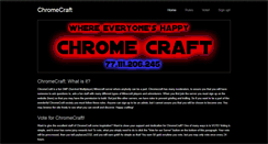 Desktop Screenshot of chromecraft.weebly.com