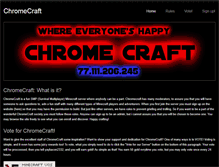 Tablet Screenshot of chromecraft.weebly.com