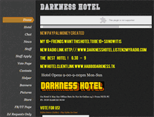 Tablet Screenshot of darknesshotelretro.weebly.com