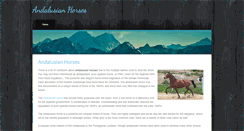 Desktop Screenshot of andalusianhorses.weebly.com