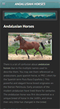 Mobile Screenshot of andalusianhorses.weebly.com