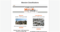 Desktop Screenshot of mansionclassifications.weebly.com