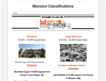 Tablet Screenshot of mansionclassifications.weebly.com