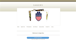 Desktop Screenshot of eaglebus.weebly.com