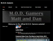 Tablet Screenshot of modgamers.weebly.com