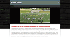 Desktop Screenshot of masonbands.weebly.com