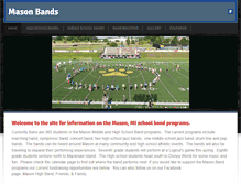 Tablet Screenshot of masonbands.weebly.com