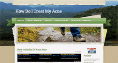 Desktop Screenshot of howdoitreatmyacne.weebly.com