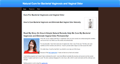 Desktop Screenshot of curebacterialvaginosis.weebly.com