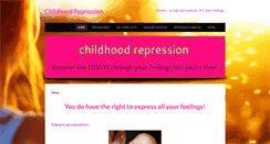 Desktop Screenshot of childhoodrepression.weebly.com
