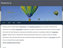 Tablet Screenshot of physicsforus.weebly.com