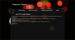Desktop Screenshot of classroomthemes.weebly.com