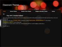 Tablet Screenshot of classroomthemes.weebly.com