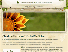 Tablet Screenshot of cheshireherbsandherbalmedicine.weebly.com